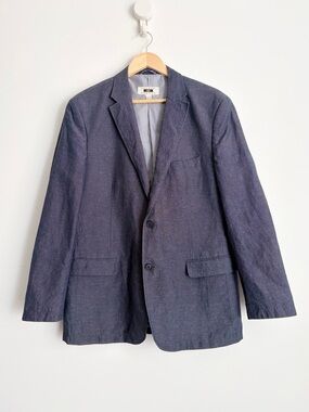 Joseph Abboud Linen Cotton Sport Coat Coastal Grandfather Old Money XL